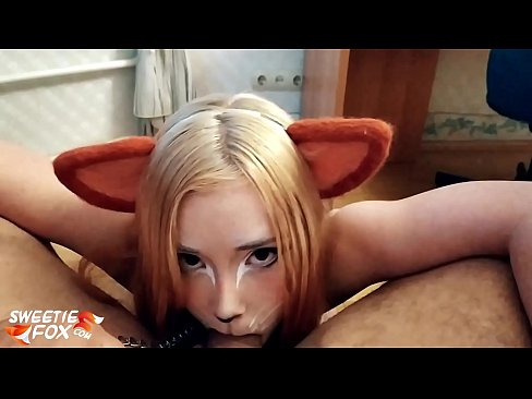 ❤️ Kitsune gbe dick ati pẹlu ni ẹnu rẹ ❤❌  Ibalopo ❌